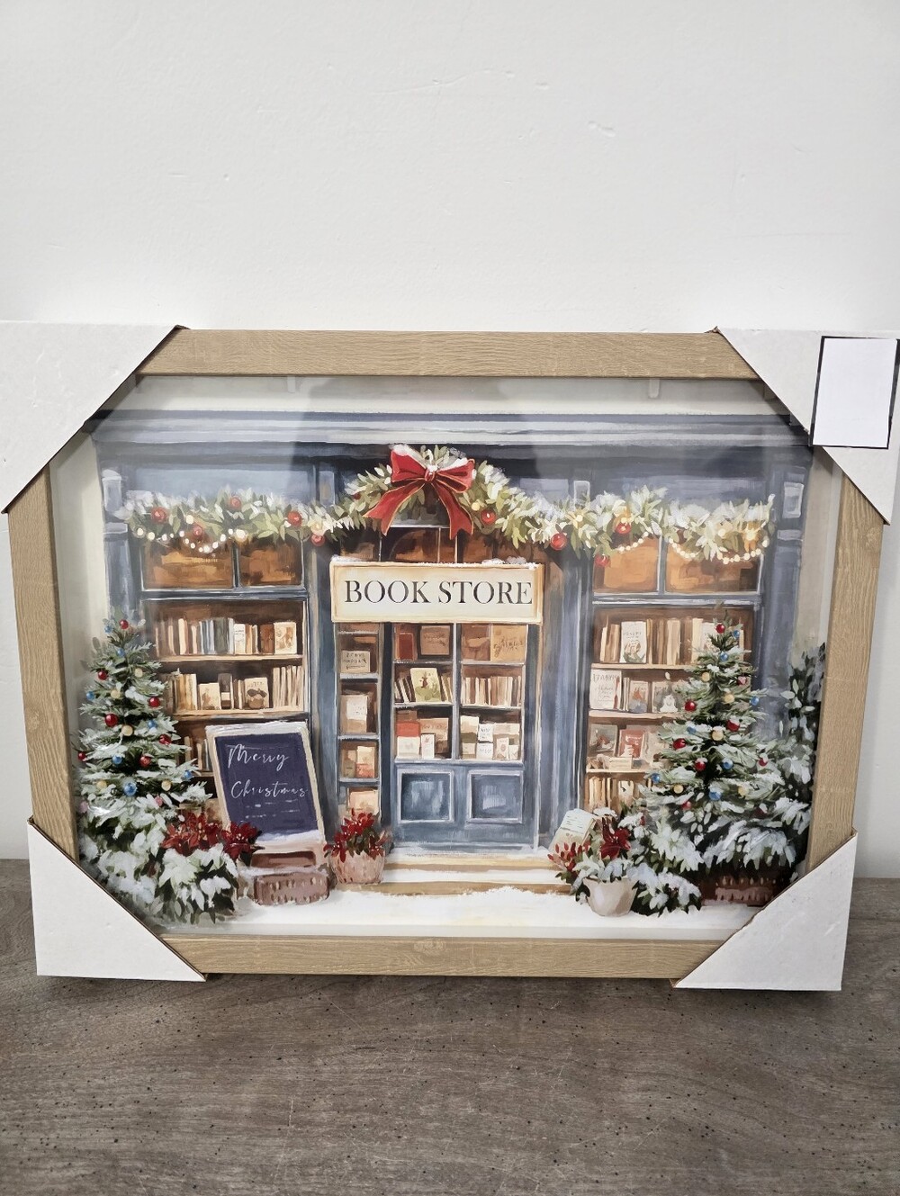 Viral Hobby Lobby Christmas Winter Book Store Framed Wall Decor